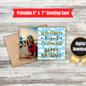 Doggy Birthday Card #1