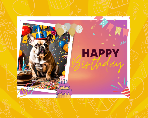 Bulldog Birthday Card ad Image #2 png./ Acorn Maintenance Repair LLC