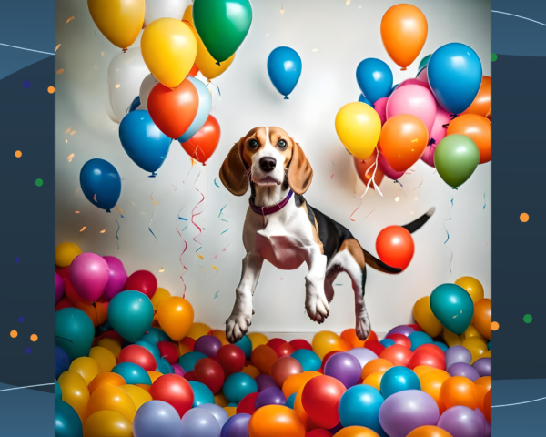Beagle Birthday Card Ad Image #3. Acorn M/R